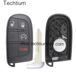433Mhz 46 chip FCC:M3N40821302 keyless 3+1 button remote key for Jeep 2014-2018